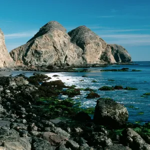 West Anacapa Island, low tide, East of Cat Rock