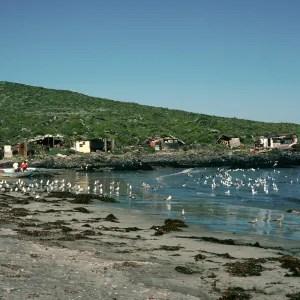 San Martin Island, fishing village, Southeast end