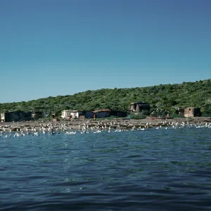 San Martin Island, fishing village, Southeast end