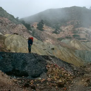 Cedros Island, mine ruins, Cañada de la Mina