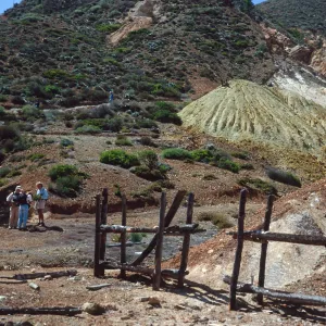Cedros Island, mine site, Cañada de la Mina