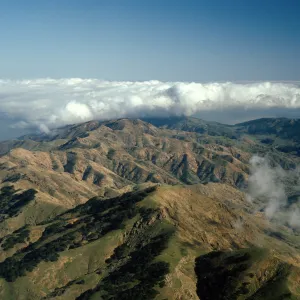 North ridge & Central Valley from vicintiy of Picacho Diablo, Santa Cruz Island
