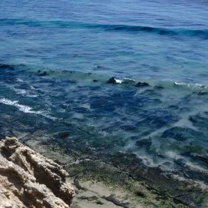 low tide, West end of Pozo Beach, Santa Cruz Island