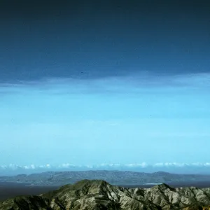 view of Sierra Blanca, Santa Cruz Island