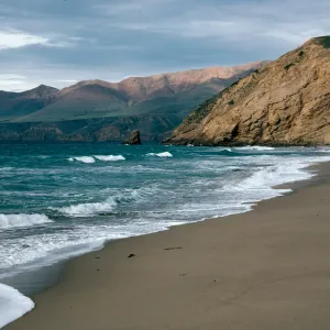Sauces Beach, looking North, Santa Cruz Island