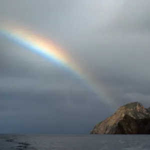 rainbow, near Twin Rocks, Catalina Island