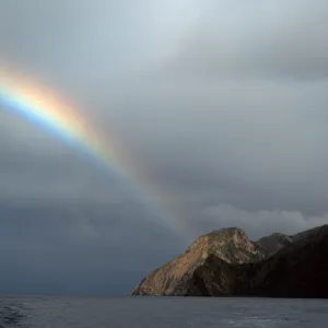 rainbow, Empire Landing area, Twin Rocks area, Catalina Island