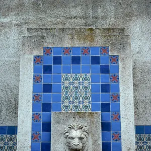 Catalina tiles, Wrigley Memorial, Avalon Canyon, Catalina Island