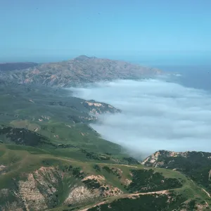 fog at China Harbor, Santa Cruz Island