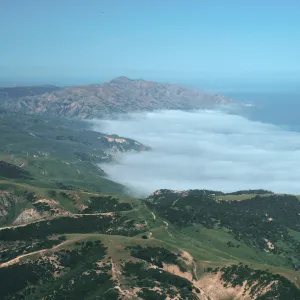 fog at China Harbor, Santa Cruz Island