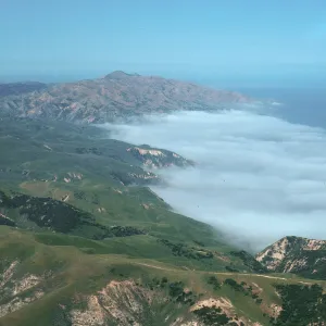 fog at China Harbor, Santa Cruz Island