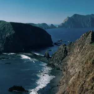 view of Middle Anacapa & West Anacapa Islands from East Anacapa Island