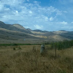 view from Christy airstrip, Santa Cruz Island