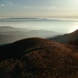 looking West, near Lagunitas Secas, Santa Cruz Island