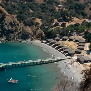 YMCA Camp at Button Shell Beach, Catalina Island