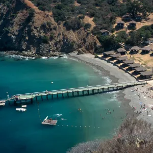 YMCA Camp at Button Shell Beach, Santa Catalina Island
