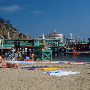 beach at Avalon, Catalina Island