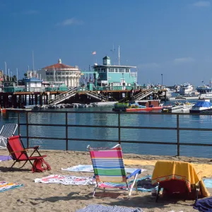 beach at Avalon, Catalina Island