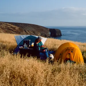 campground, Santa Barbara Island