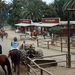 stables, Avalon Canyon, Santa Catalina Island