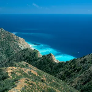 Palisades from Lone Tree Point, Santa Catalina Island
