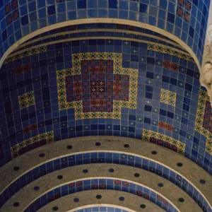 Catalina tiles, Wrigley Memorial, Santa Catalina Island