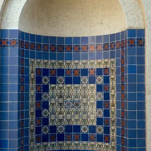 Catalina tiles, Wrigley Memorial, Santa Catalina Island