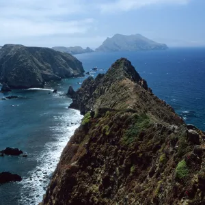 view of West Anacapa & Middle Anacapa from Inspiration Point, East Anacapa Island