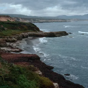 coastline, end of Spur Road, Vandenberg AFB