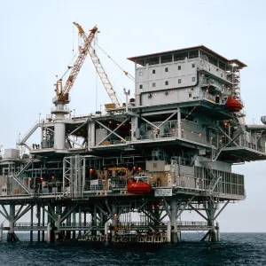 Chevron oil, platform “Gail” , offshore Oxnard, CA