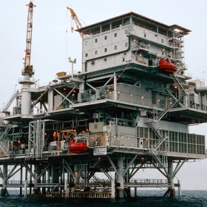 Chevron oil, platform “Gail” , offshore Oxnard, CA