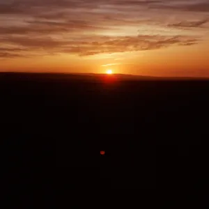 sunset, near Peak 606, San Nicolas Island