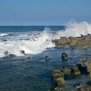 surf, just West of Rock Crusher, San Nicolas Island
