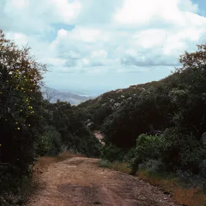 Cresta Road, looking West, Hollister Ranch, Santa Barbara County