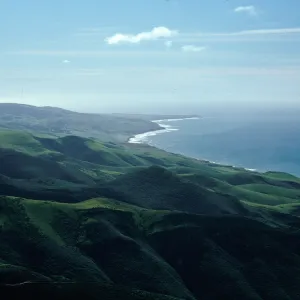 Point Conception from Tranquillon Peak, Santa Barbara County