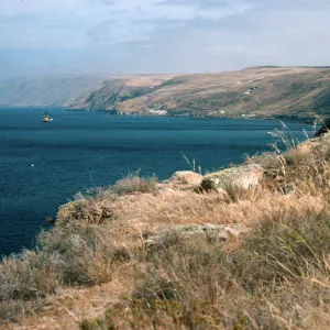 view of NOTS Pier, South of Wilson Cove, San Clemente Island