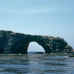 Arch Rock, East end of East Anacapa Island, looking North
