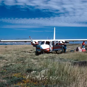 Hammond Field, (Santa Rosa Island in background), San Miguel Island