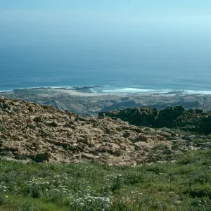 Looking to east from Theodolite Road, San Nicholas Island