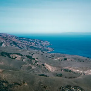looking West toward Pelican Harbor, Santa Cruz Island