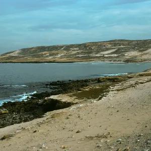 View of Red Eye Beach from cormorant blind area, San Nicolas Island