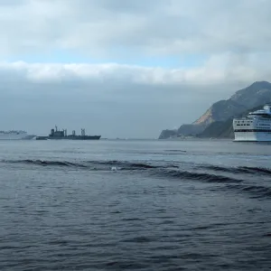 Avalon cruiseships, Santa Catalina Island