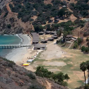 YMCA Camp at Button Shell Beach, Santa Catalina Island