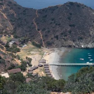 YMCA Camp at Button Shell Beach, Santa Catalina Island