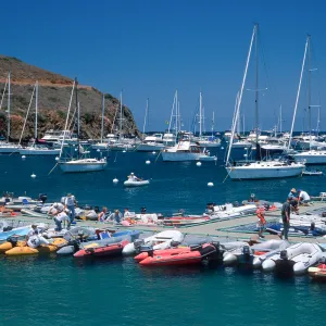 Boats at Two Harbors, Santa Catalina Island