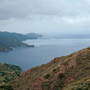 looking West across Isthmus Harbor, Santa Catalina Island