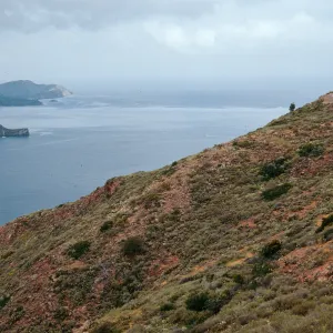 looking West across Isthmus Harbor, Santa Catalina Island