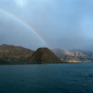 rainbow, mouth of Gran Cañon, Cedros Island