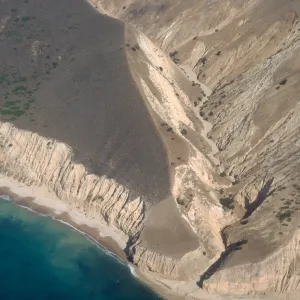 The Nature Conservancy/National Park Service boundary, Santa Cruz Island