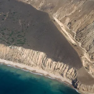 The Nature Conservancy/National Park Service boundary, Santa Cruz Island
